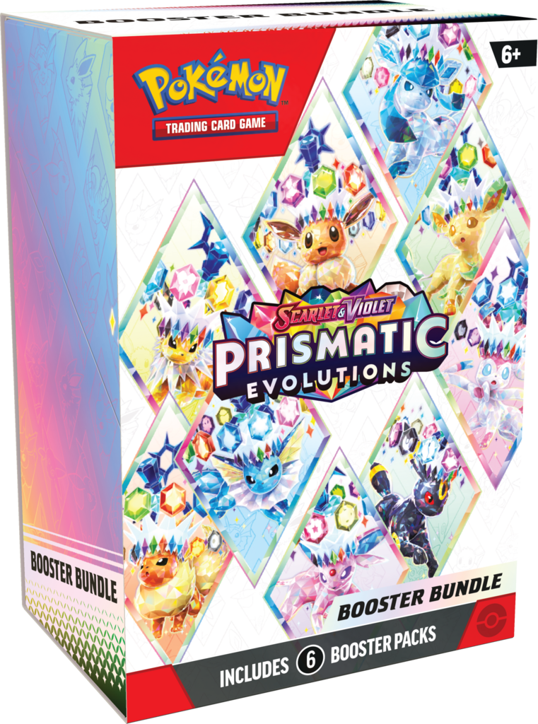 Pokémon TCG: Scarlet & Violet - Prismatic Evolutions - Pakiet 6 Booster
