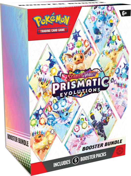 Pokémon TCG: Scarlet & Violet - Prismatic Evolutions - Pakiet 6 Booster
