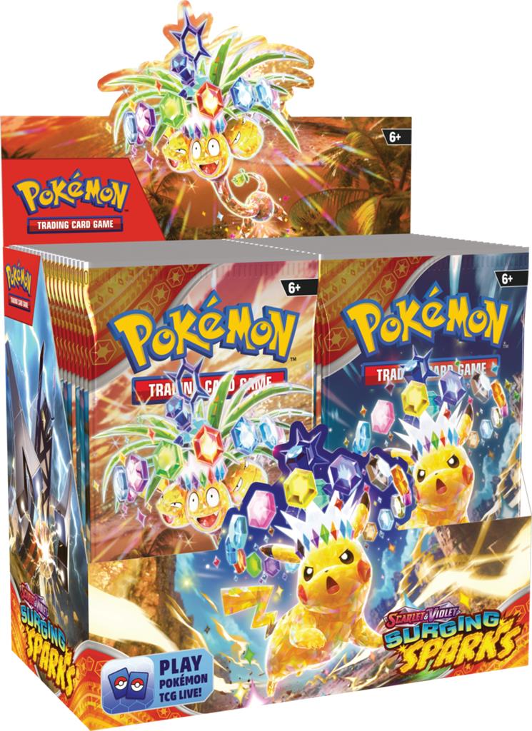 Pokémon TCG: Scarlet & Violet - Surging Sparks - Display boosterów (36)