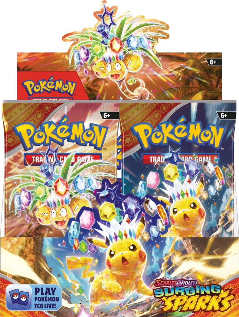 Pokémon TCG: Scarlet & Violet - Surging Sparks - Display boosterów (36)