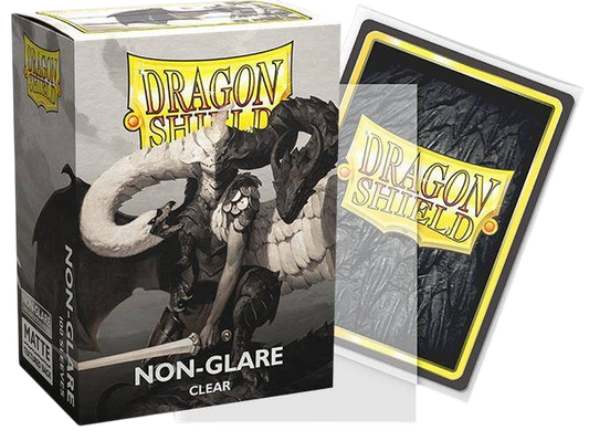 Nieodblaskowe przezroczyste rękawy Dragon Shield (100 szt.)