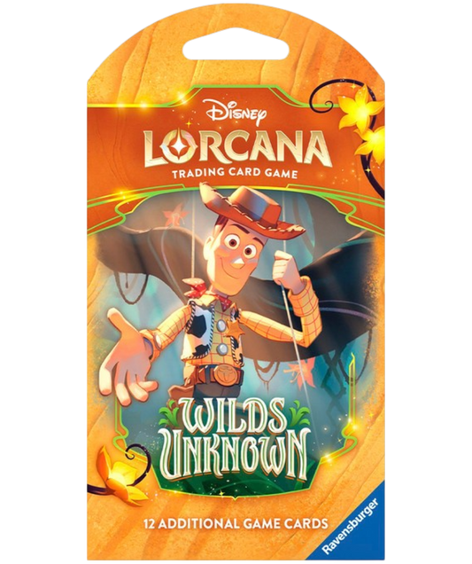 Disney Lorcana Wilds Unknown – Booster w rękawie